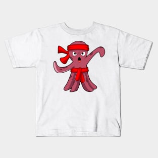 Octopus at Martial arts Karate Kids T-Shirt